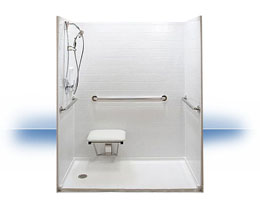 Walk in shower in Cypress by Independent Home Products, LLC